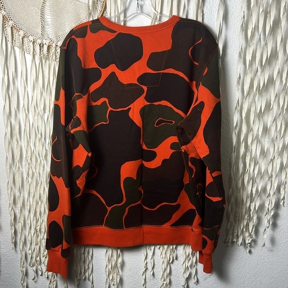 G-Star Raw Camo Sweater in Orange and Green Size M - Picture 5 of 14